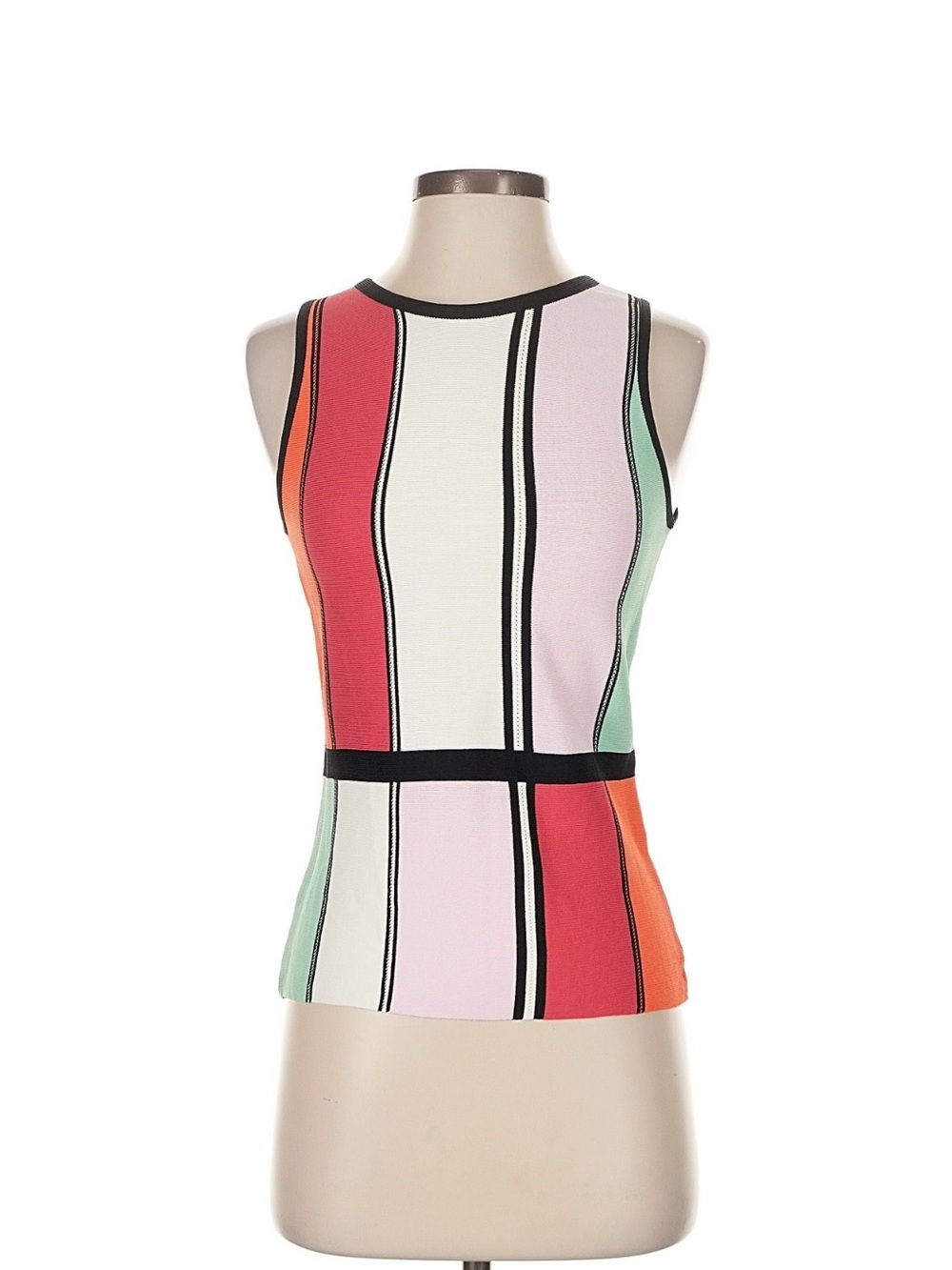 Bar III Sleeveless Vertical Stripe Tank - Red, Pink, Mint, Cream, Orange
